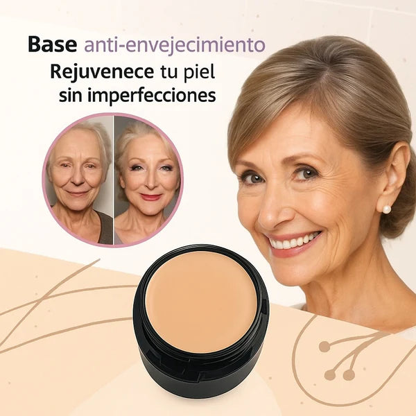 BASE DE COLAGENO | MAQUILLAJE HIDRATANTE | BASE DE ALTA COBERTURA