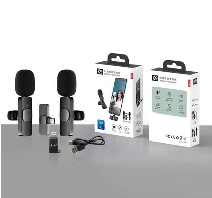 Microfono Lavalier Inalambrico Usb C Con Clip Streaming