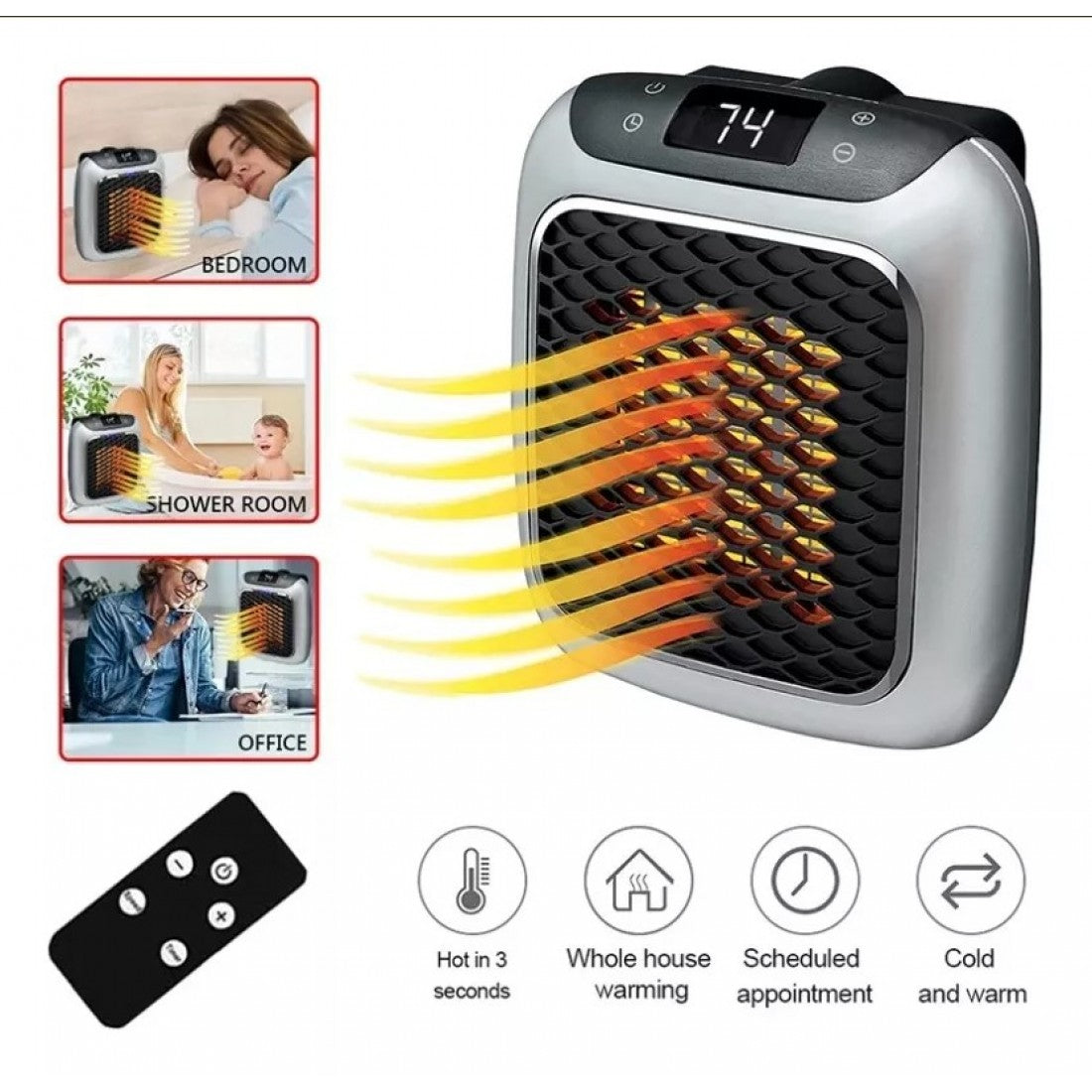 CALOVENTOR MINI TURBO 800W C/CONTROL