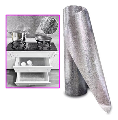 Rollo Aluminio Autodesivo  60cm ancho x5mts  largo