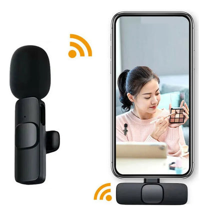 Microfono Lavalier Inalambrico Usb C Con Clip Streaming