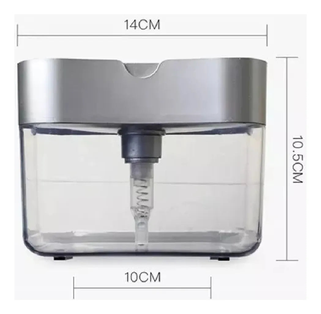 Dispenser Dispensador Dosificador Push Detergente 2 En 1