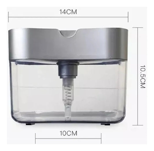 Dispenser Dispensador Dosificador Push Detergente 2 En 1