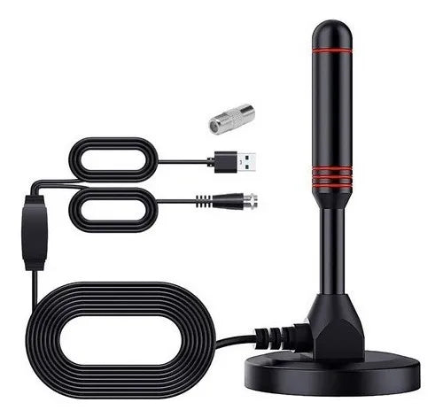 Antena Tv Digital Interior Hd Amplificada Por Usb