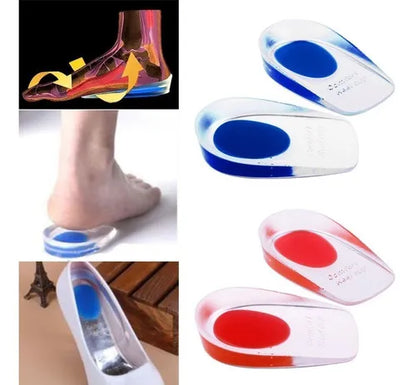 Taloneras plantillas para espolón calcáneo fascitis plantar color azul MegaCuper