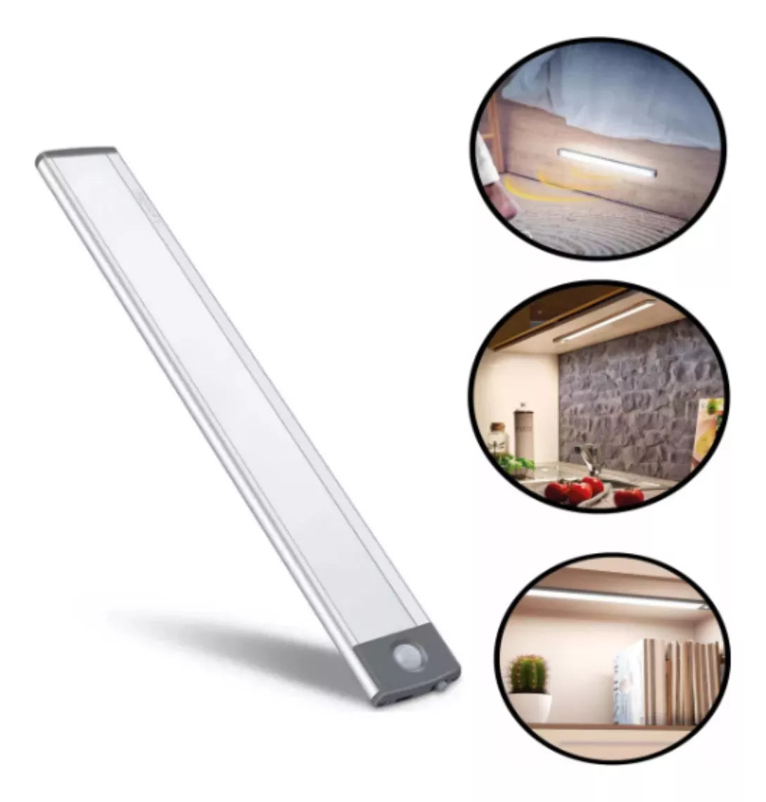 Luz Led Noche Sensor Movimiento  Recargable Usb