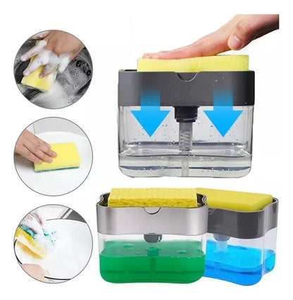 Dispenser Dispensador Dosificador Push Detergente 2 En 1