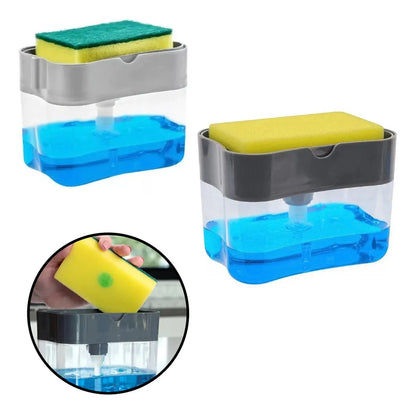Dispenser Dispensador Dosificador Push Detergente 2 En 1