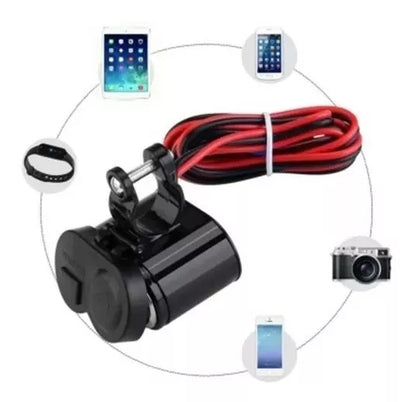 CARGADOR DE CELULAR PARA MOTO USB