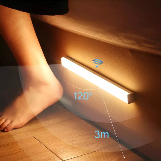 Luz Led Noche Sensor Movimiento  Recargable Usb