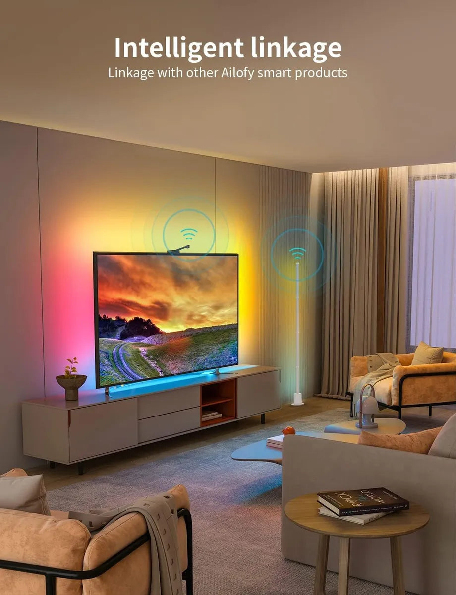 Cinta Led Para Televisor, Tira Led Pc Usb 5050 Rbg 2mts