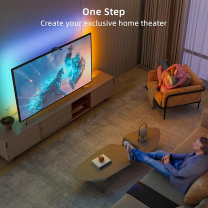 Cinta Led Para Televisor, Tira Led Pc Usb 5050 Rbg 2mts