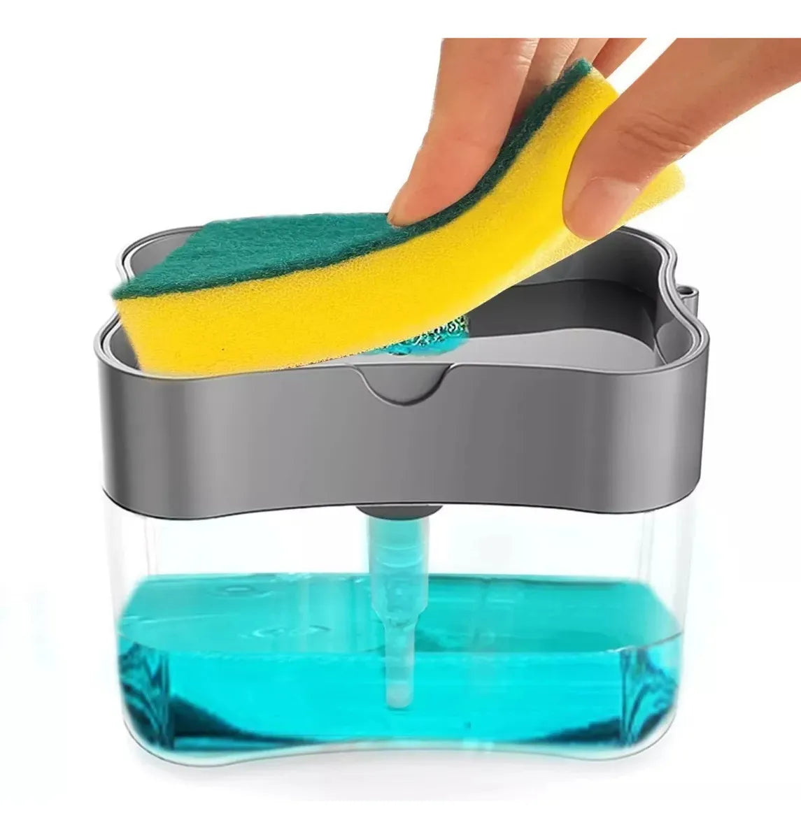 Dispenser Dispensador Dosificador Push Detergente 2 En 1