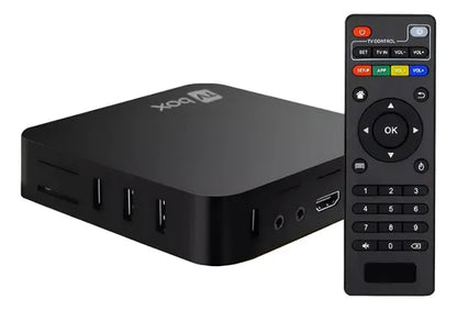 Tv Box 4k Rockchip Con 8gb Ram - Streaming Hd Negro Estándar