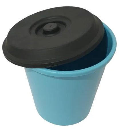 TACHO PLASTICO PARA RESIDUOS CON TAPA 12LTS