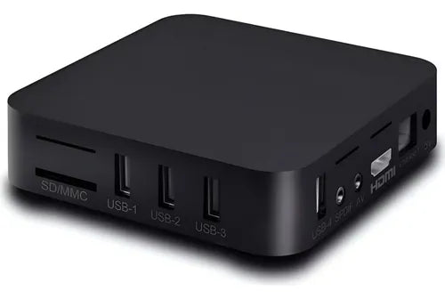 Tv Box 4k Rockchip Con 8gb Ram - Streaming Hd Negro Estándar
