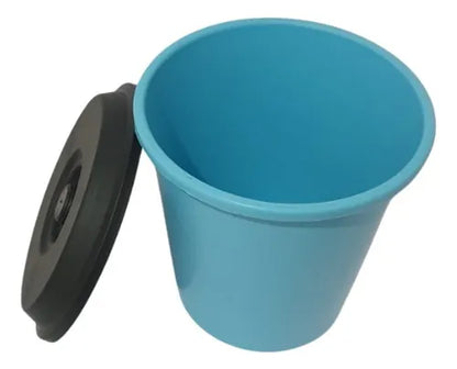 TACHO PLASTICO PARA RESIDUOS CON TAPA 12LTS
