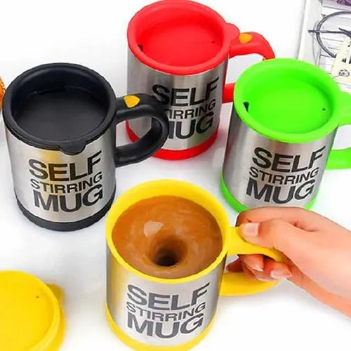 Jarro Taza Termica Con Batidor Mezclador Automatico