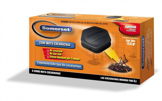 Cebos Mata Cucarachas X6
