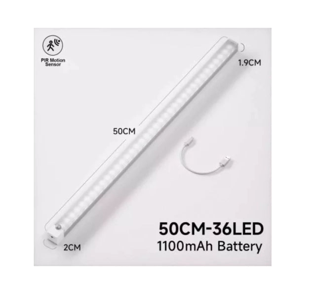 Luz Led Noche Sensor Movimiento  Recargable Usb