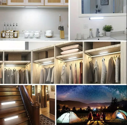 Luz Led Noche Sensor Movimiento  Recargable Usb