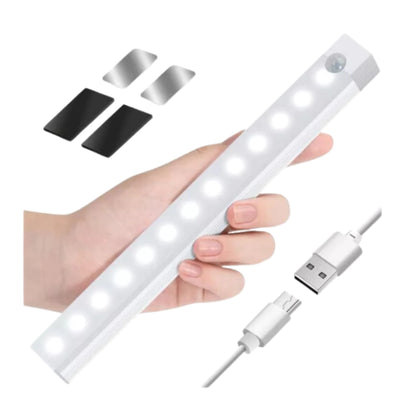 Luz Led Noche Sensor Movimiento  Recargable Usb