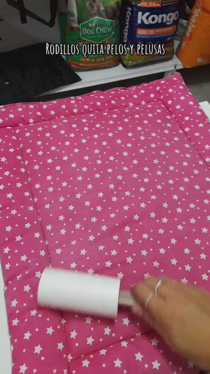ROLLO ADHESIVO QUITA PELO DE MASCOTAS;SACA PELUSAS