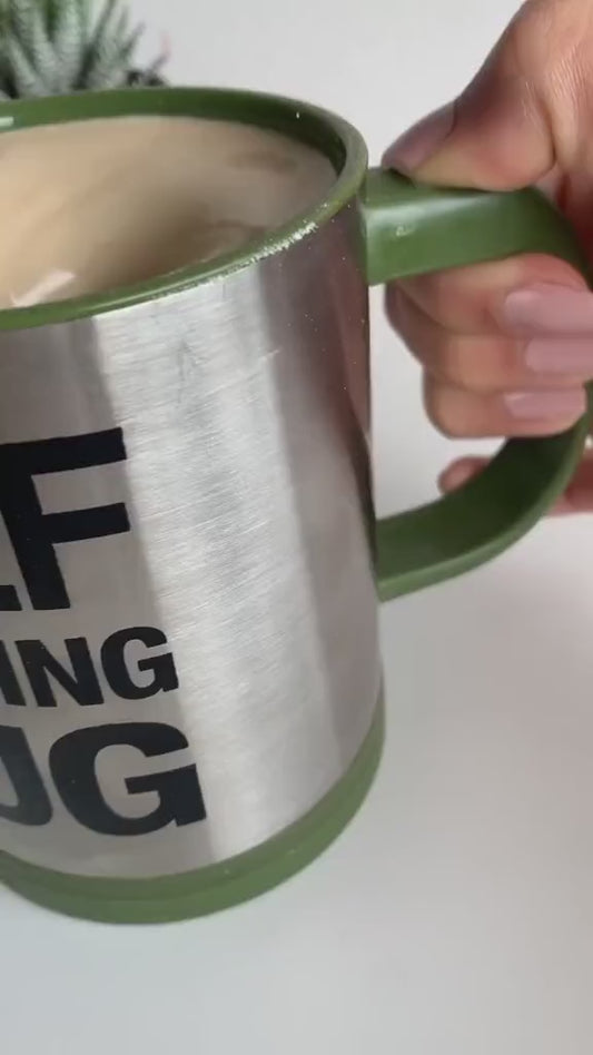 Jarro Taza Termica Con Batidor Mezclador Automatico