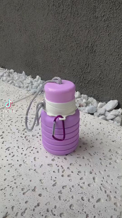 Botella Plegable de Silicona 500ml