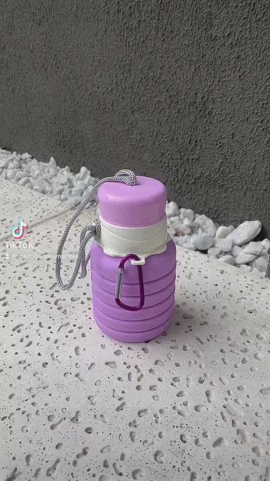Botella Plegable de Silicona 500ml