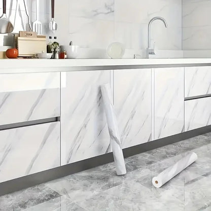 MARMOL BLANCO Y NEGRO